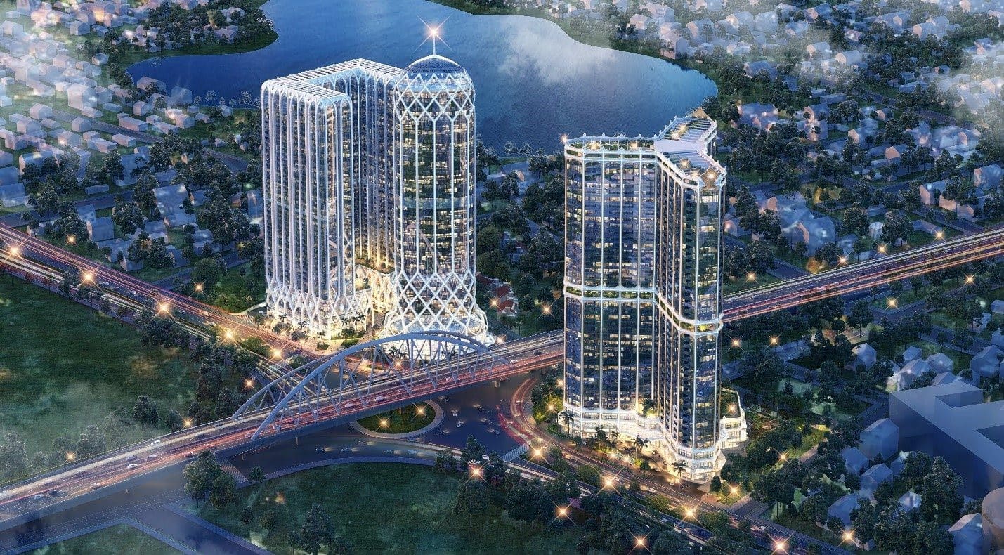 Hình ảnh dự án Diamond Crown bảo chứng cho chất lượng của Doji Land