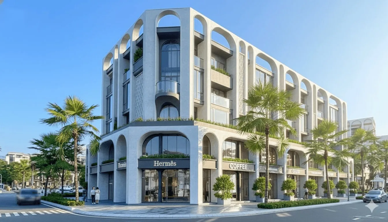 Hình ảnh shophouse tại Emerald Symphony (Doji Thủy Nguyên)