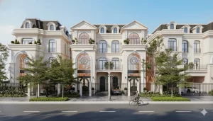 Hình ảnh phối cảnh mẫu biệt thự Tân Cổ điển