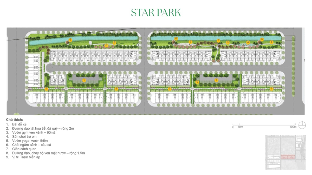 Tiện ích tại Phân Khu Harmoia của dự án Emerald Symphony tại Doji Thủy Nguyên
