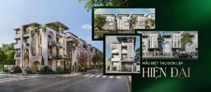 Phối cảnh mẫu biệt thự đơn lập tại dự án Doji Emerald Symphony