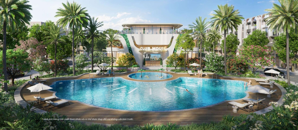 Tiện ích tại Emerald Symphony với điểm nhấn Clubhouse và hệ thống bể bơi
