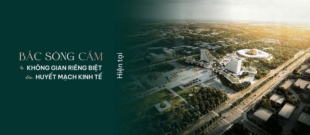 Cơ sở hạ tầng xung quanh dự án Emerald Symphony hưởng lợi từ sự bứt phá của khu đô thị Bắc sông Cấm