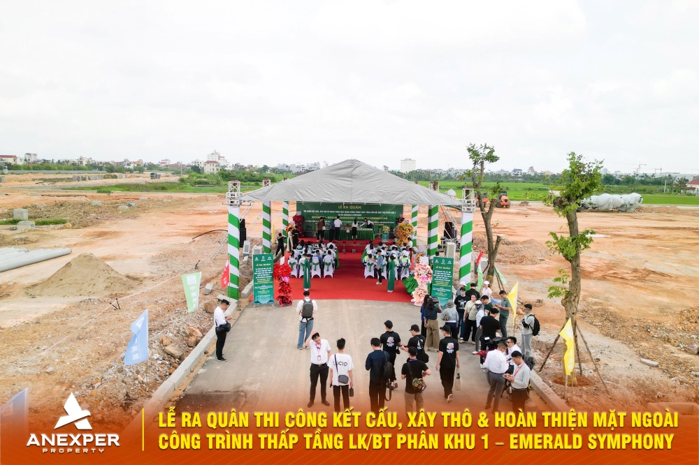Lễ ra quân thi công phân khu 1 dự án Emerald Symphony – Cột mốc chuyển mình từ quy hoạch sang hiện thực