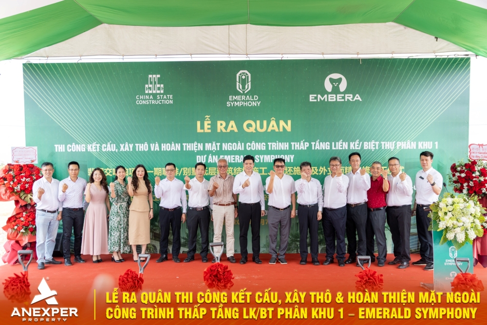 Ý nghĩa chiến lược của lễ ra quân thi công phân khu 1 dự án Emerald Symphony đối với thị trường